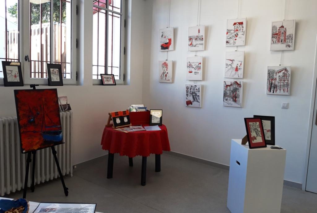 Exposition de Véronique Cohu à la galerie du Pyla-sur-Mer, septembre 2020